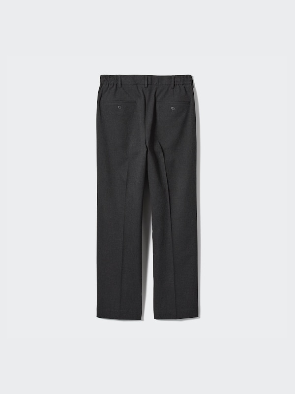 Pleated Wide Trousers (Brushed)