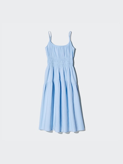 Linen Blend Camisole Dress