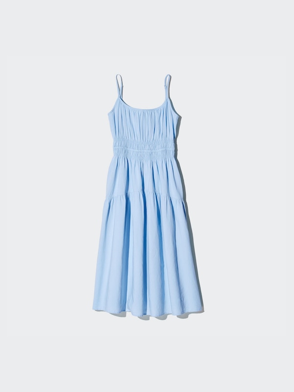 Linen Blend Camisole Dress