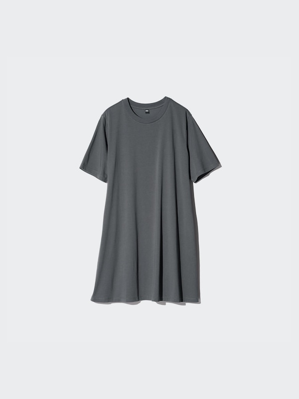 AIRism Cotton Mini Dress | Short-Sleeve