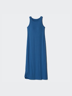Robe côtelée à brassière intégrée (Sans manches)