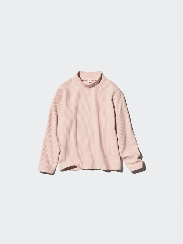HEATTECH Ribbed T-Shirt | High Neck
