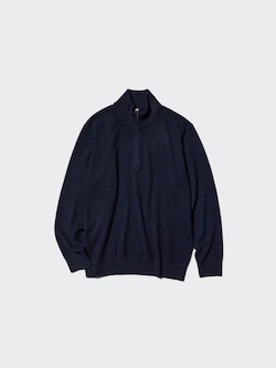 100% Cashmere Half-Zip Jumper
