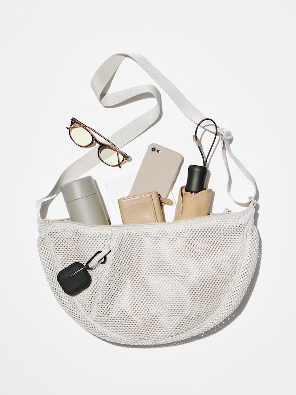 Round Shoulder Bag | Mesh