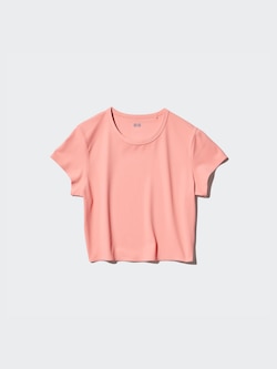 AIRism Soft Cropped T-Shirt
