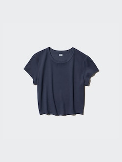 AIRism Soft Cropped T-Shirt