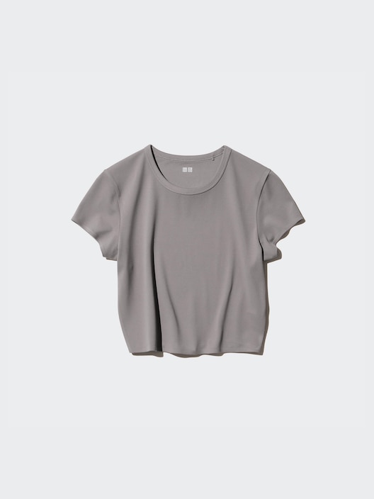 AIRism Soft Cropped T-Shirt