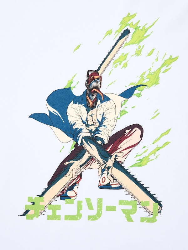 Anime Chainsaw Man UT Graphic T-Shirt