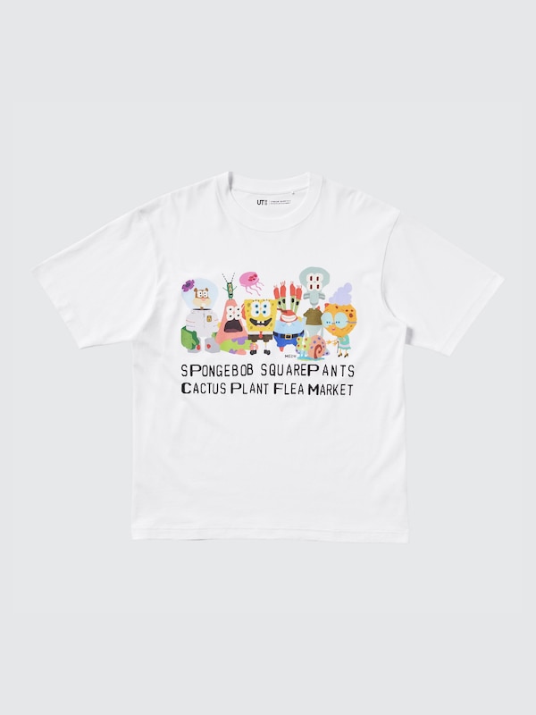 SpongeBob SquarePants Cactus Plant Flea Market UT Graphic T-Shirt