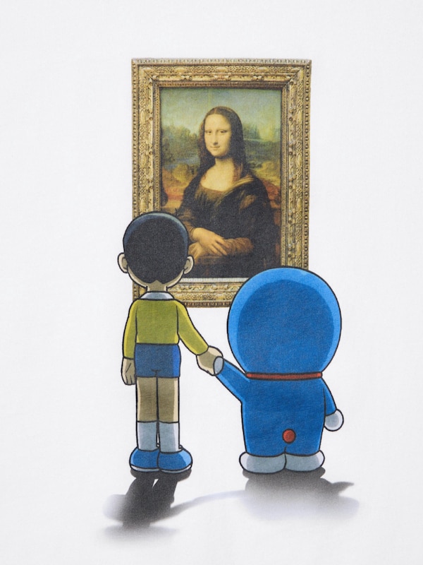 Doraemon meets the Louvre UT Graphic T-Shirt