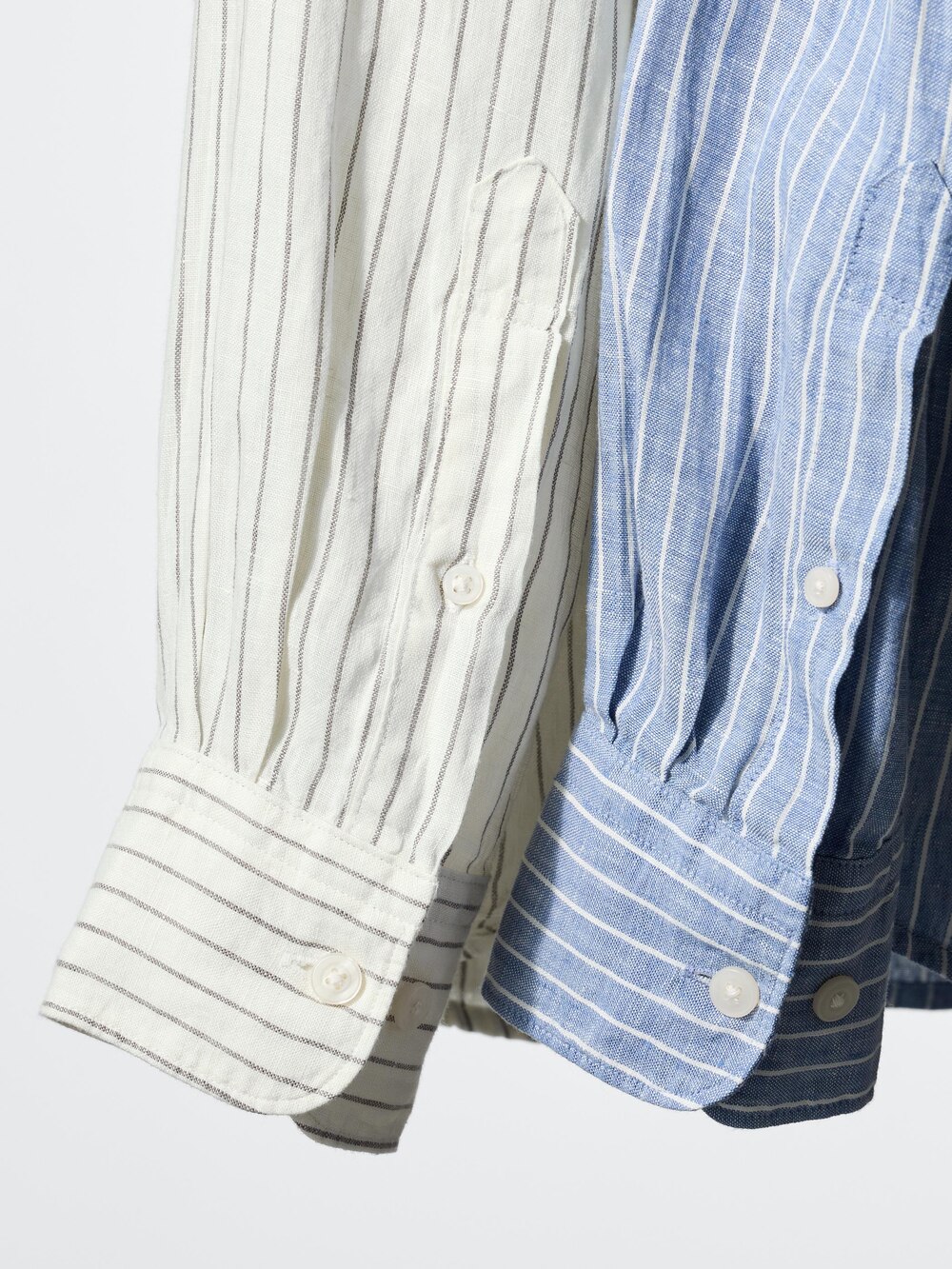 Uniqlo Premium Linen Shirt | Striped — фото 4