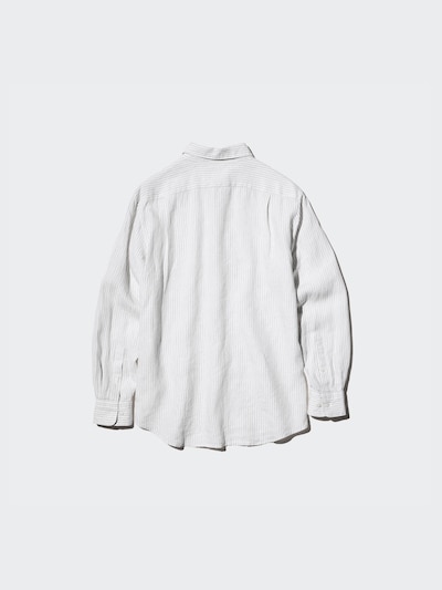100% Premium Linen Shirt (Stripe)