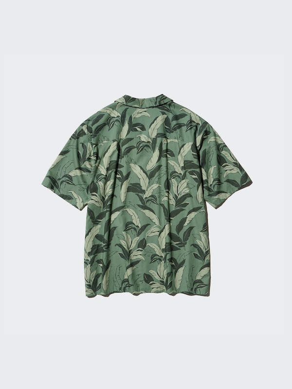 Open Collar Shirt | Short Sleeve | Printed