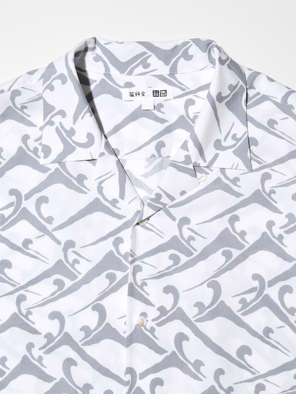 Open Collar Short Sleeve Shirt | UNSODO