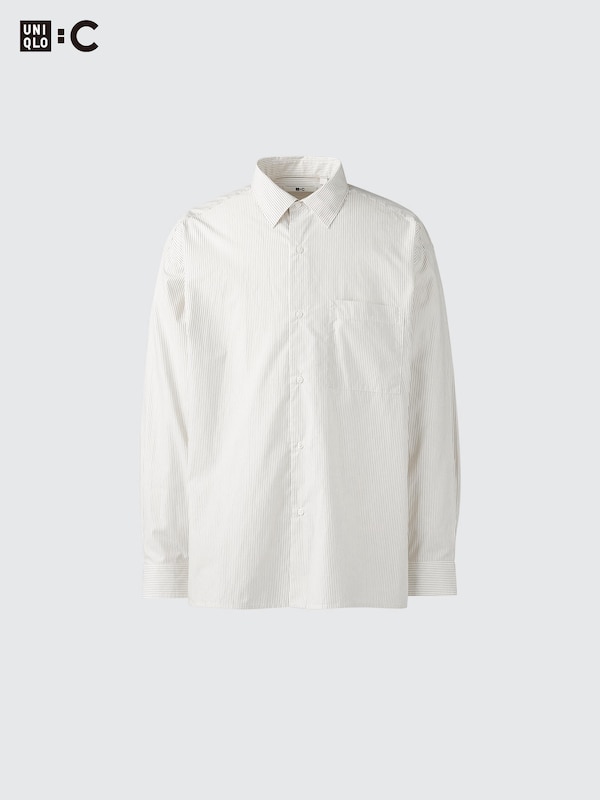 Broadcloth Oversized Shirt | Striped