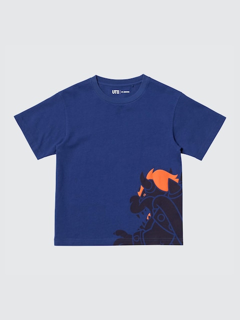 Архивная футболка Uniqlo UT с изображением Супер Марио BLUE