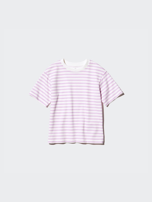 AIRism Cotton T-Shirt | Striped