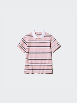 DRY Pique Striped Polo Shirt
