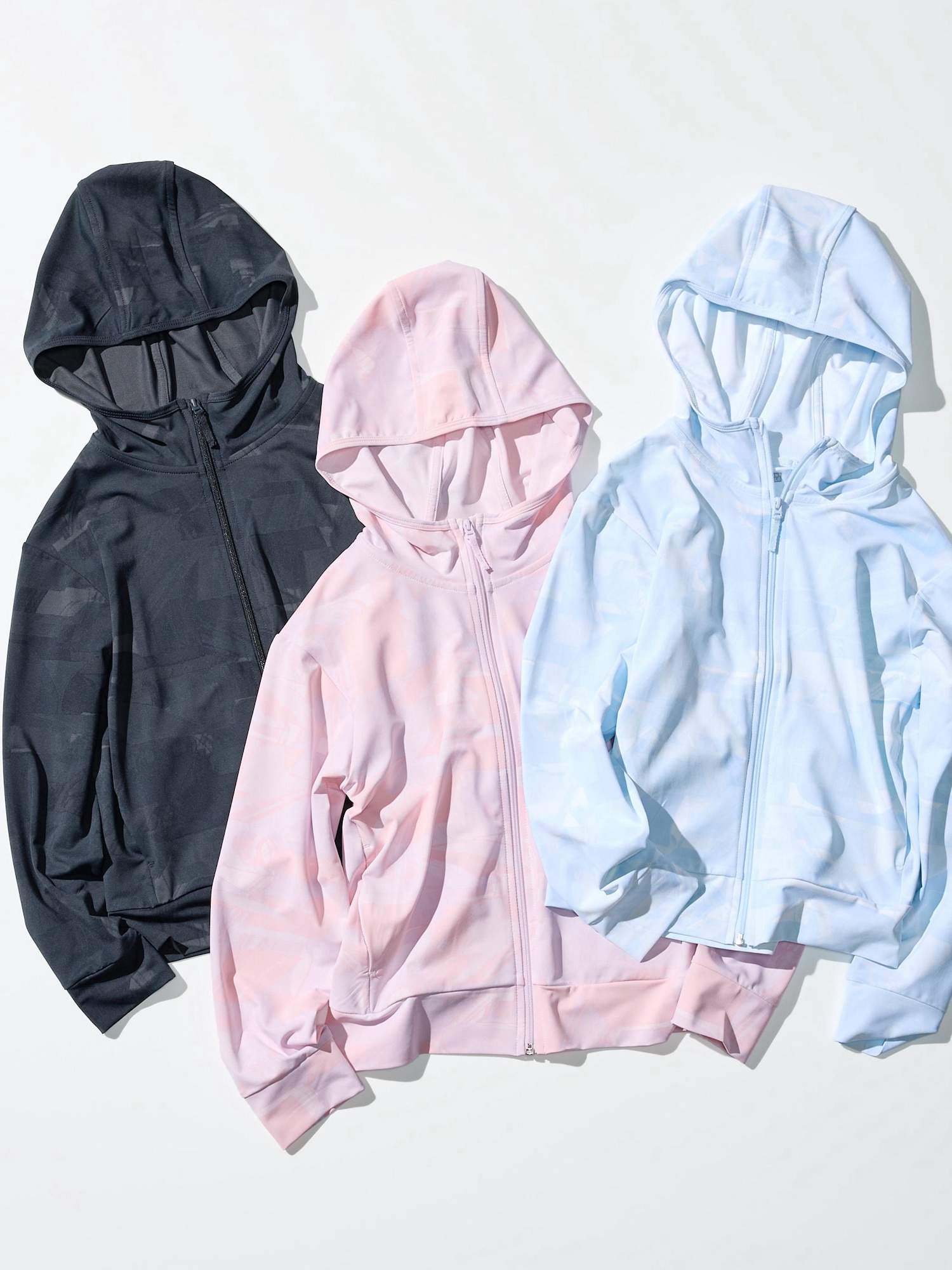 AIRism UV Protection Full Zip Hoodie | Printed | UNIQLO US