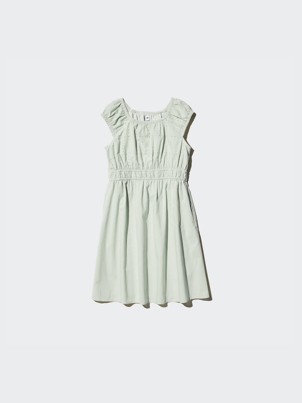 Embroidered Sleeveless Dress