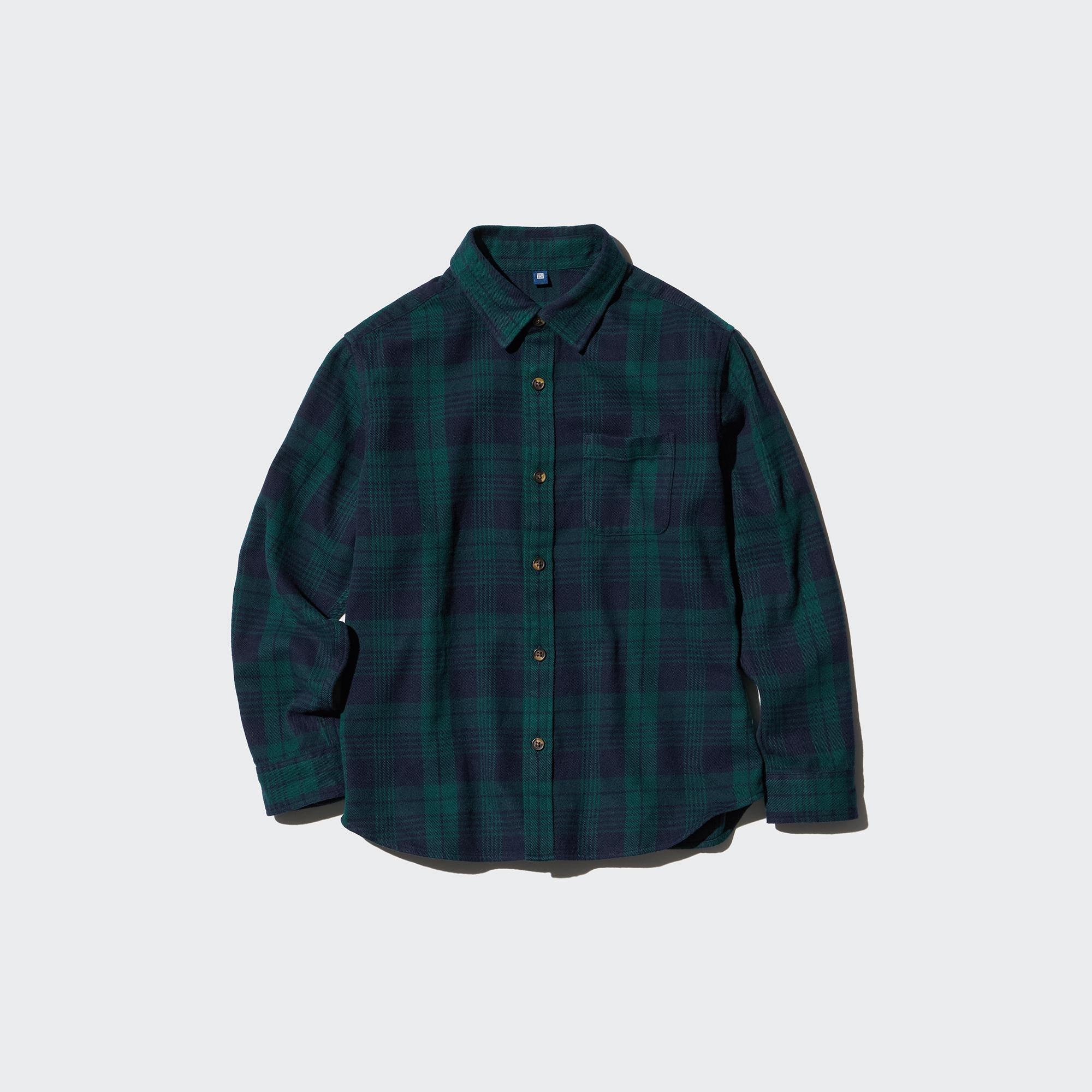 FLANNEL CHECKED LONG SLEEVE SHIRT