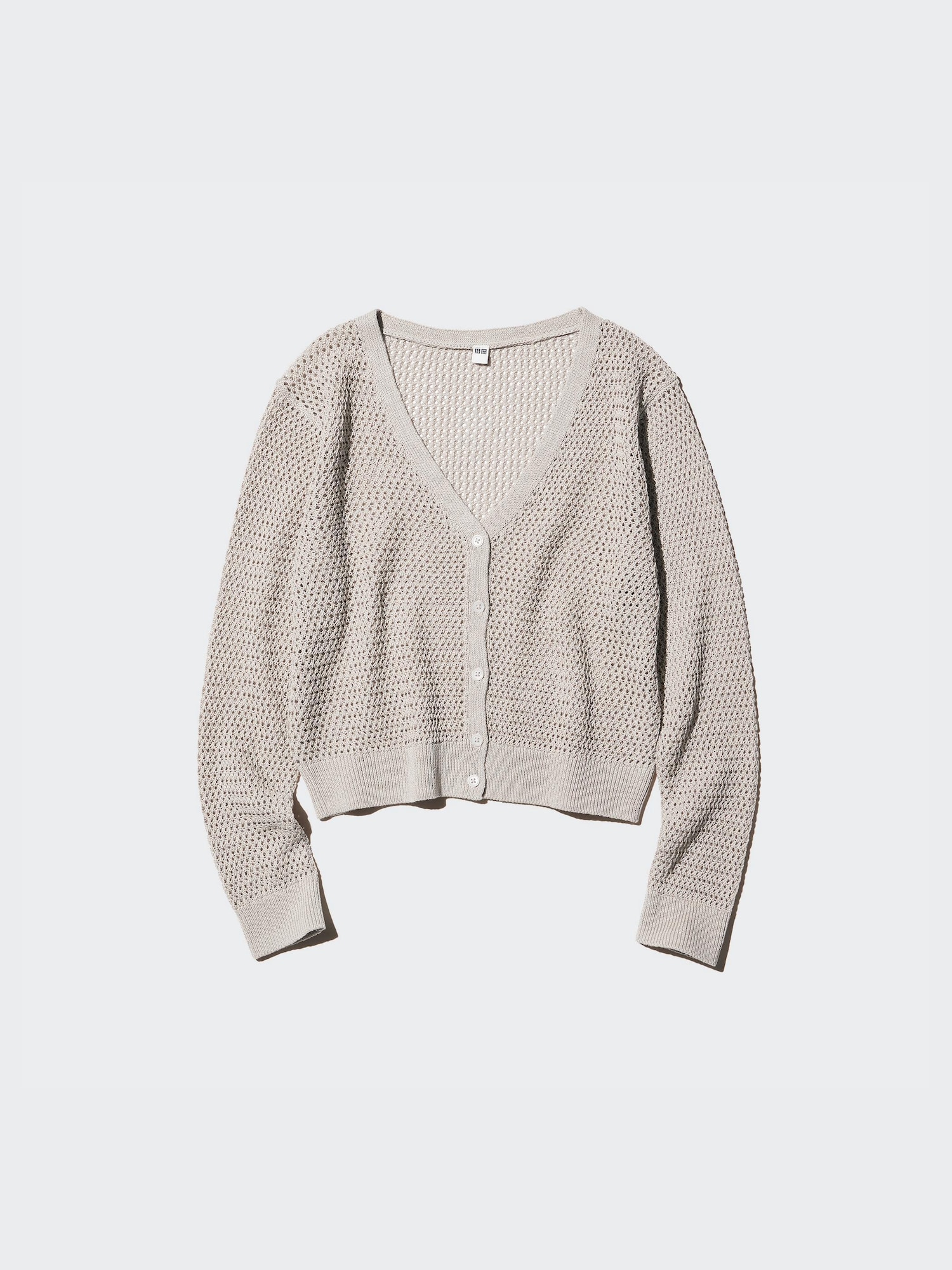 Mesh V-Neck Short Cardigan | UNIQLO US