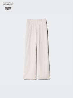 Corduroy Wide Trousers (Longer)