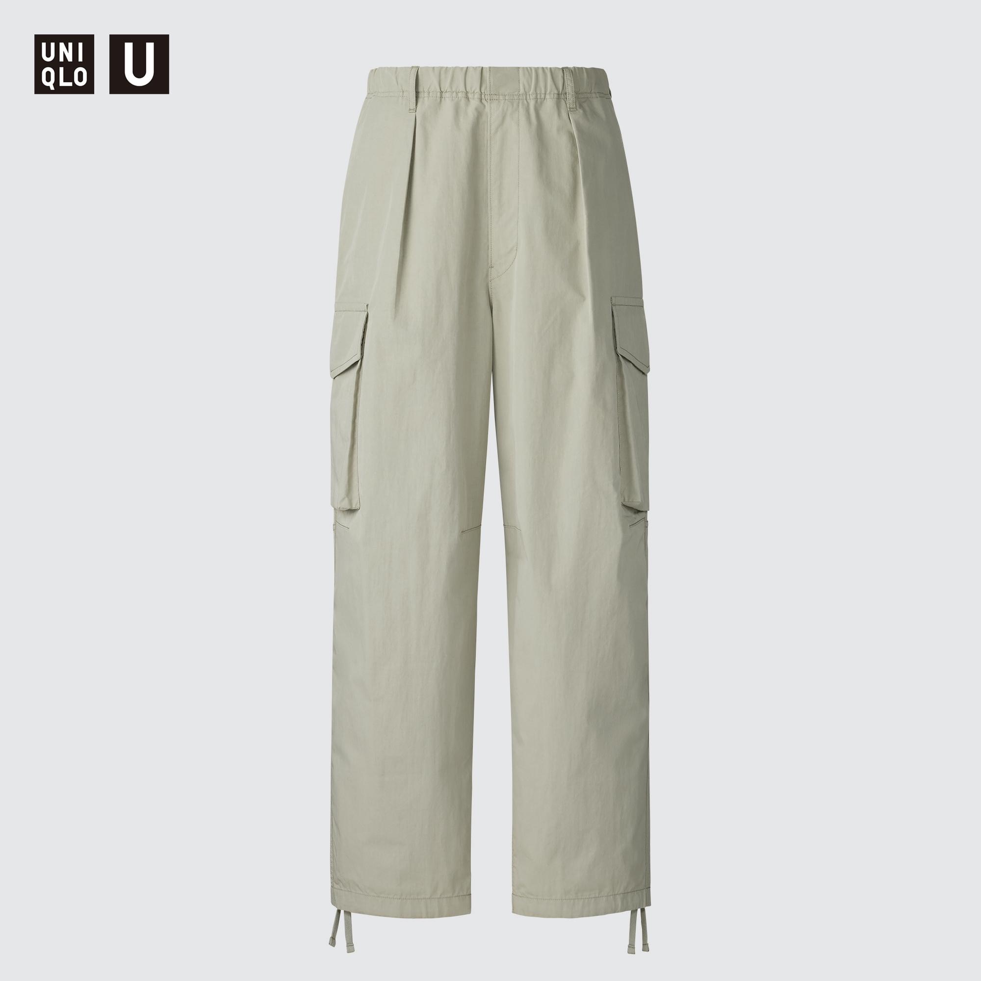 Wide Parachute Cargo Pants