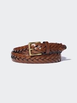 Leather Mesh Belt