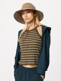 Adjustable UV Protection Wide Brim Hat