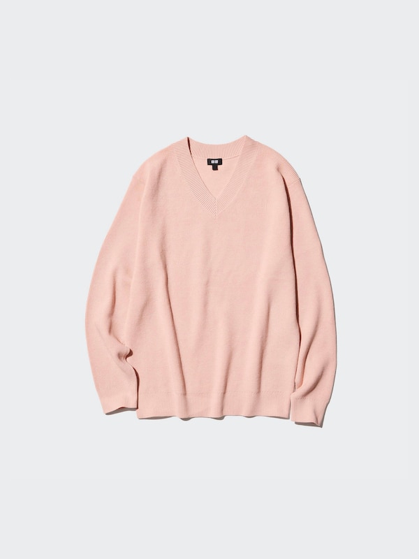 Waffle V Neck Jumper