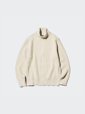 MIDDLE GAUGE FULL-ZIP SWEATER