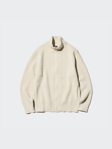 MIDDLE GAUGE FULL-ZIP SWEATER