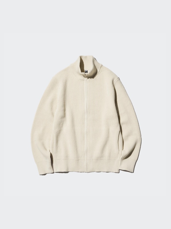 Middle Gauge Full-Zip Sweater