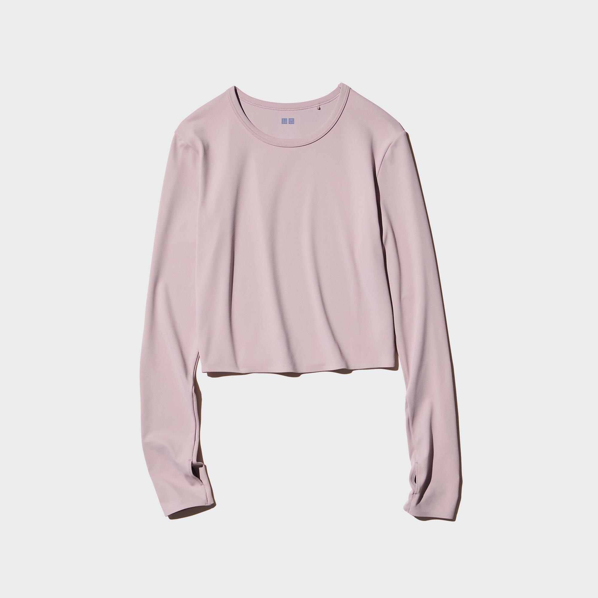 EXTRA STRETCH AIRism CROPPED T-SHIRT | LONG SLEEVE