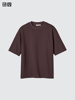 AIRism Cotton Oversized T-Shirt | Half-Sleeve