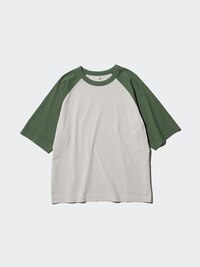 Oversized T-Shirt (Raglan, Colour-Block)