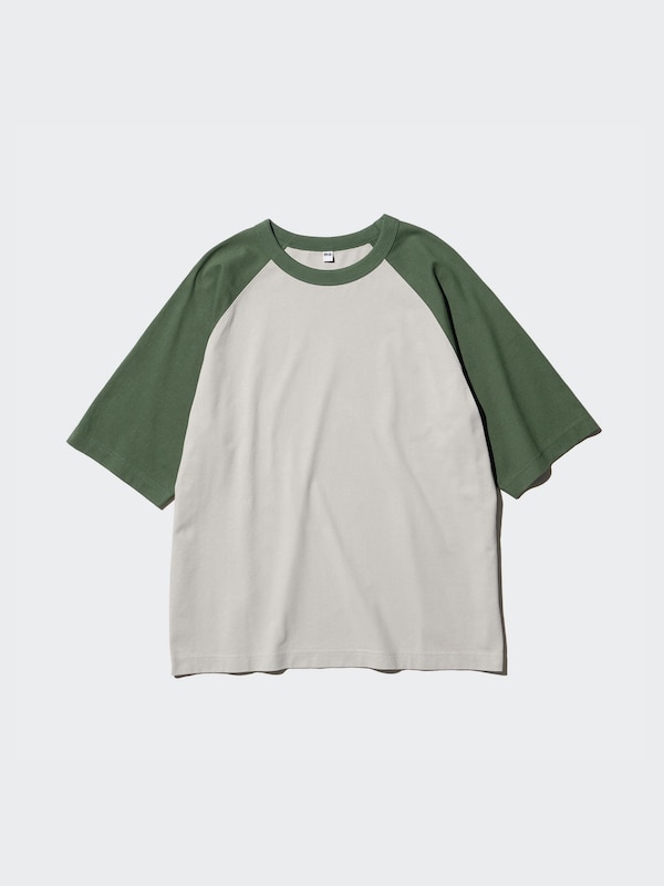 Oversized Colour Block T-Shirt (Raglan)