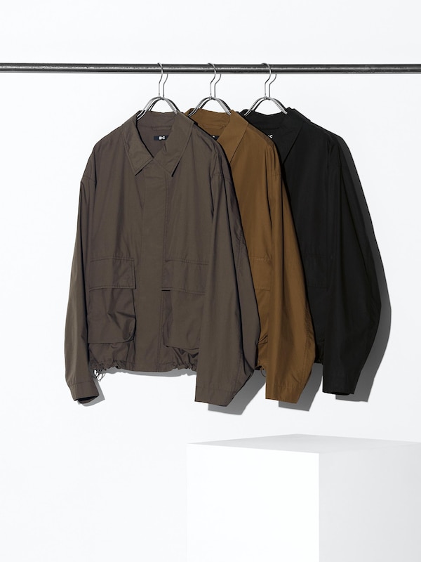 Cotton Short Blouson