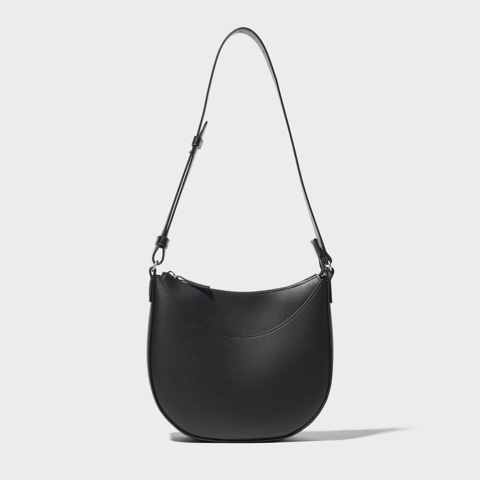 Faux Leather One-Handle Bag