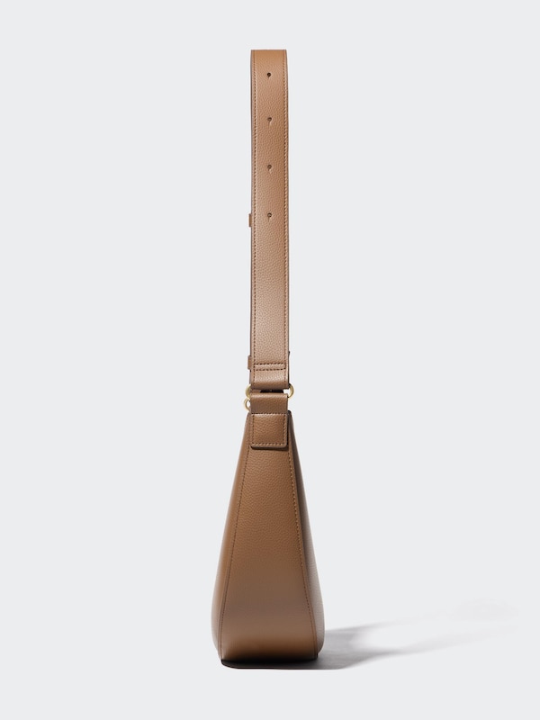 Faux Leather One-Handle Bag