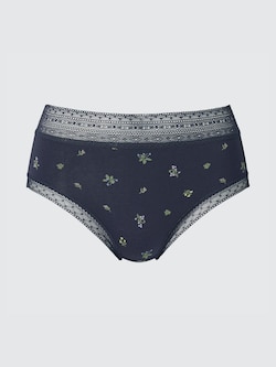 Lace High Rise Briefs | Flower