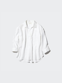 PREMIUM LINEN SKIPPER COLLAR SHIRT