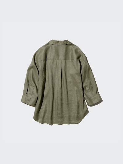 Premium Linen Skipper Collar Shirt