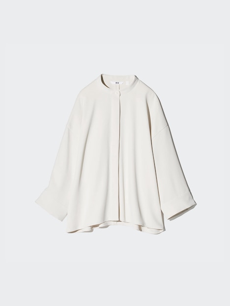 Drape Blouse 3/4 Sleeve