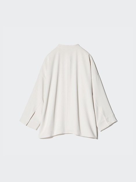 Drape Blouse 3/4 Sleeve