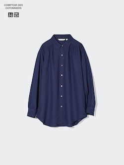 Linen Blend Oversized Shirt