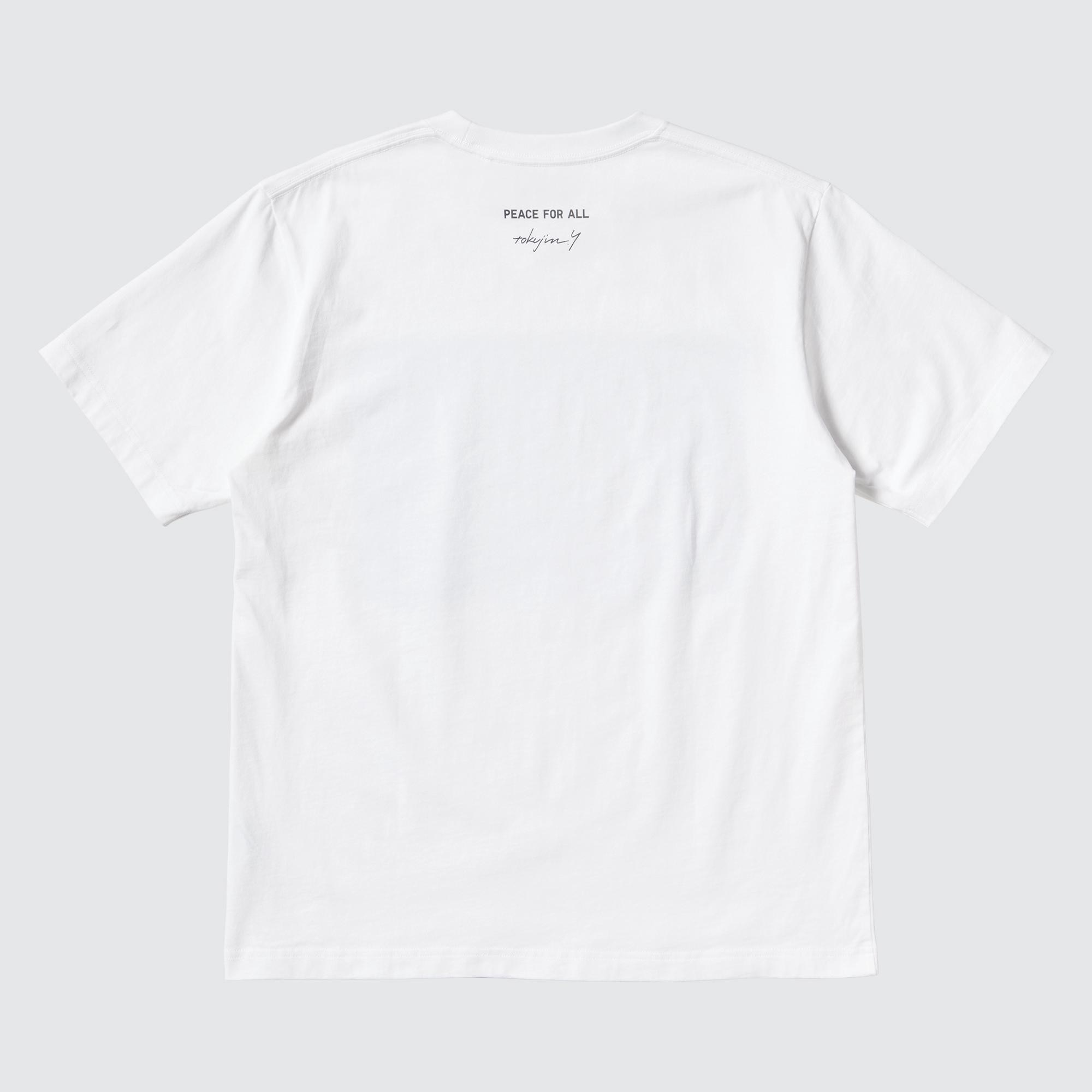 PEACE FOR ALL Short-Sleeve Graphic T-Shirt (Tokujin Yoshioka)