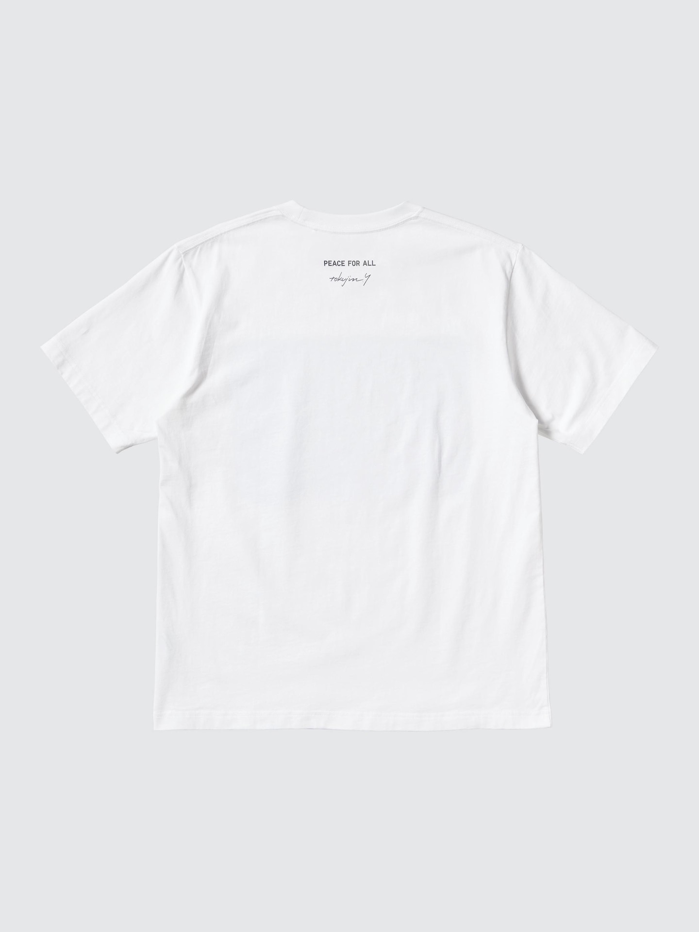 Футболка Uniqlo Peace For All с принтом, Tokujin Yoshioka, цвет: Белый — фото 2