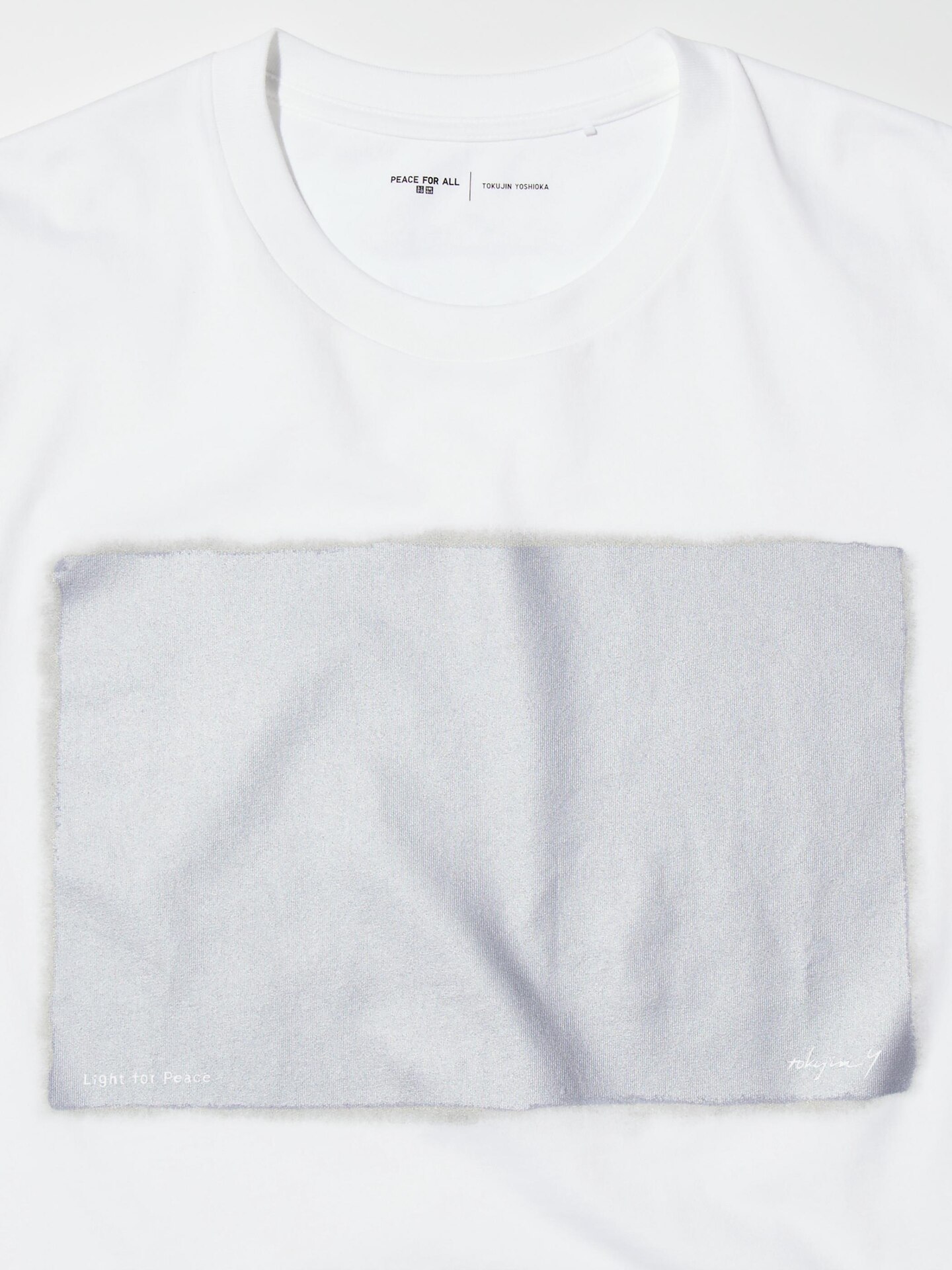 Футболка Uniqlo Peace For All с принтом, Tokujin Yoshioka, цвет: Белый — фото 3